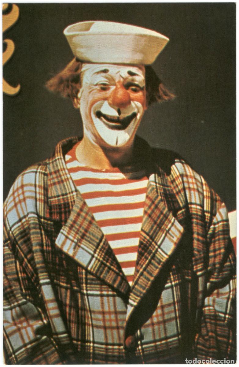 Postales: 4 postales clowns circo USA. - Foto 1
