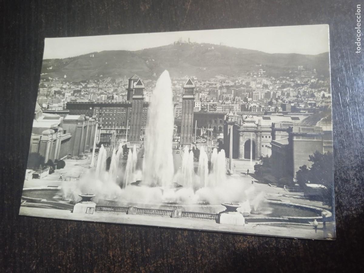 Postales: Barcelona.Parque de Montjuich.Surtidor. - Foto 1