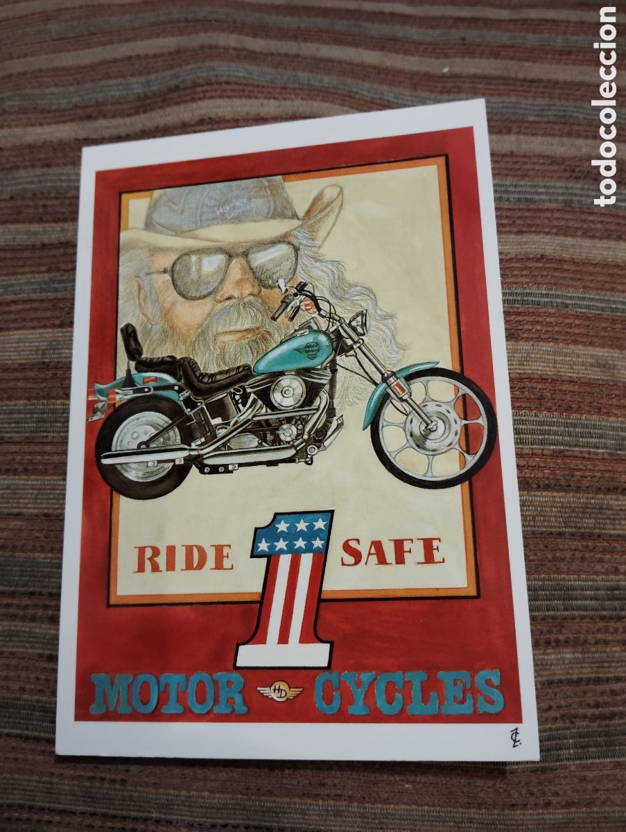 Postales: MOTOR & CYCLES. RIDE SAFE - Foto 1