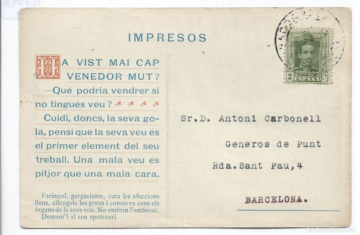 Postales: (PS-76431)POSTAL PUBLICITARIA FARINGOL - Foto 2