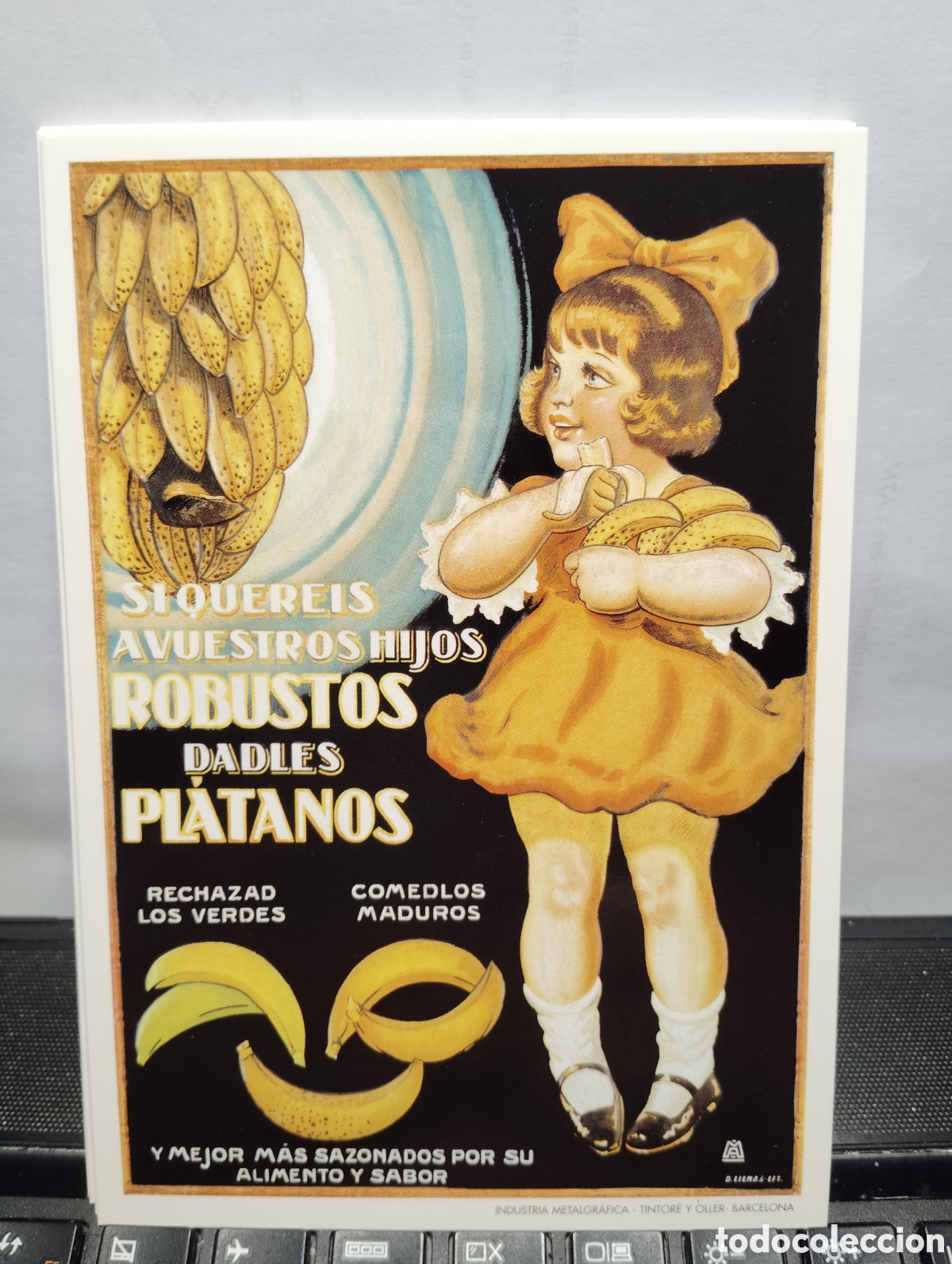 Postales: POSTAL CARLOS VELASCO. PLATANOS - Foto 1