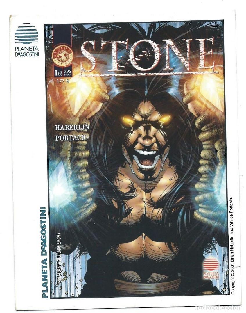 Postales: &rdquo; STONE &rdquo;.- PUBLICIDAD DE PLANETA D&acute;AGOSTINI - Foto 1