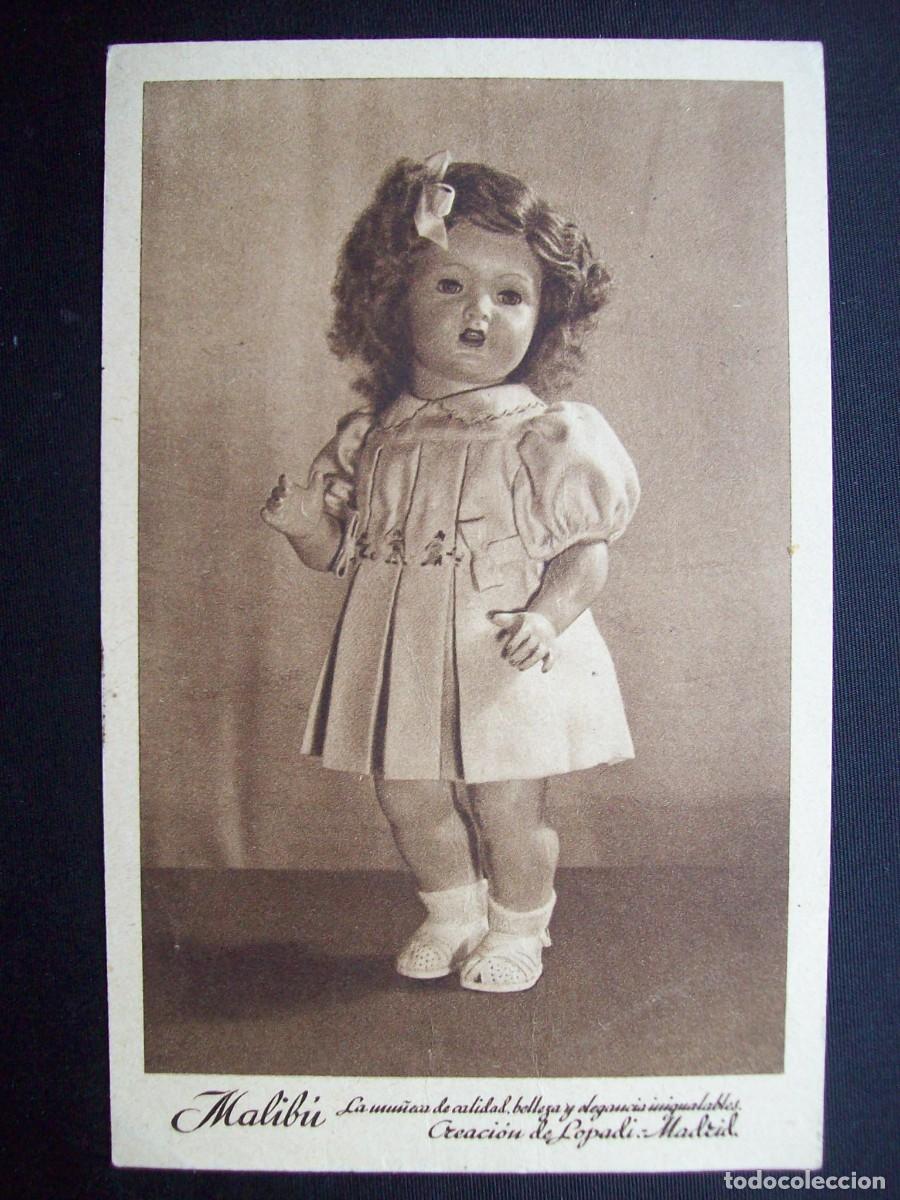 Postales: LOTE DE 2. POSTAL PUBLICITARIA MU&Ntilde;ECA MALIBU - Foto 4