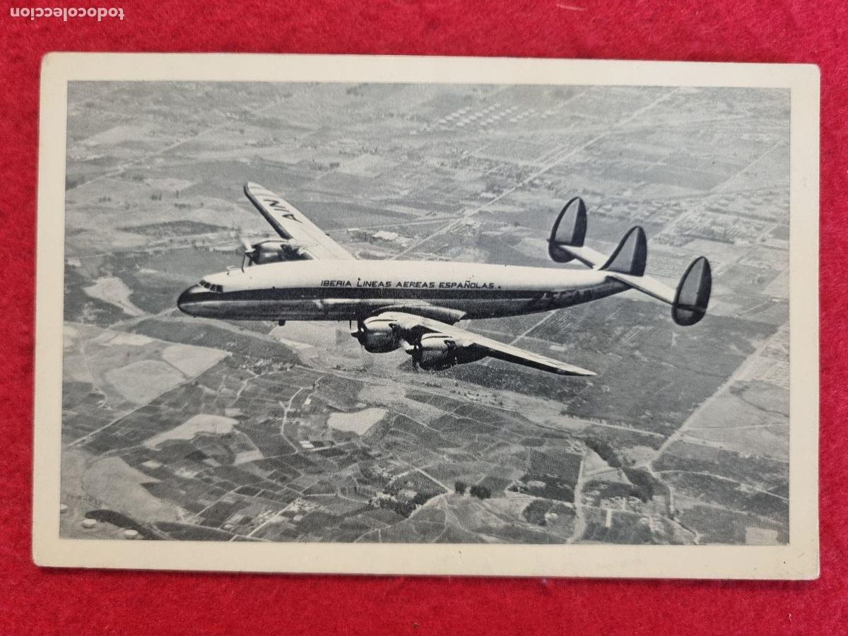 Cartes Postales: POSTAL PUBLICIDAD IBERIA LINEAS AEREAS DE ESPA&Ntilde;A ANTIGUA ORIGINAL P1824