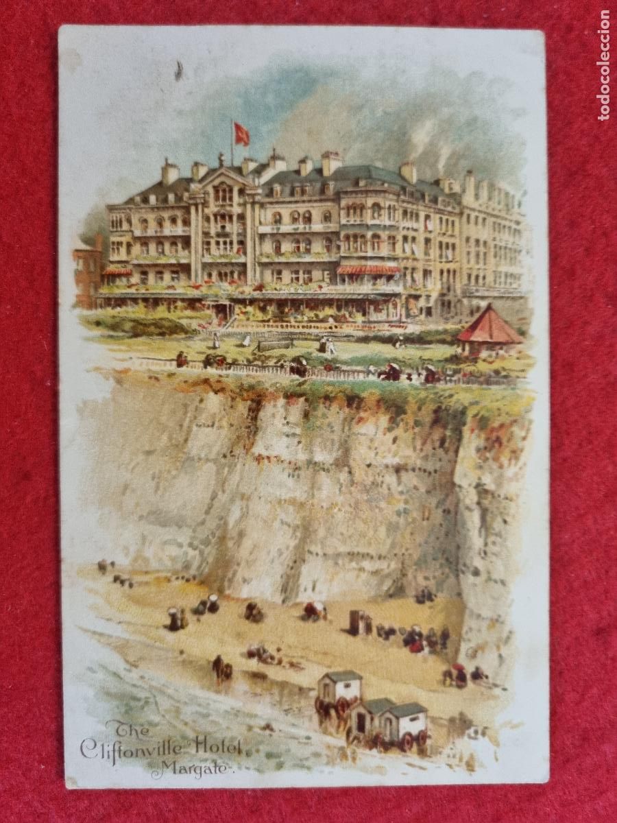 Cartes Postales: POSTAL PUBLICIDAD HOTEL INGLES CLIFTONVILLE MARGATE TIPO GRUSS ANTIGUA ORIGINAL P1826
