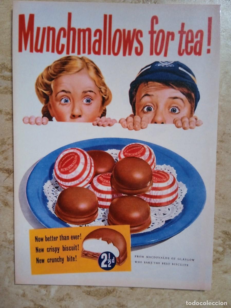 Postales: Tarjeta postal Robert Opie Collection- MUNCHMALLOWS FOR TEA - Foto 1