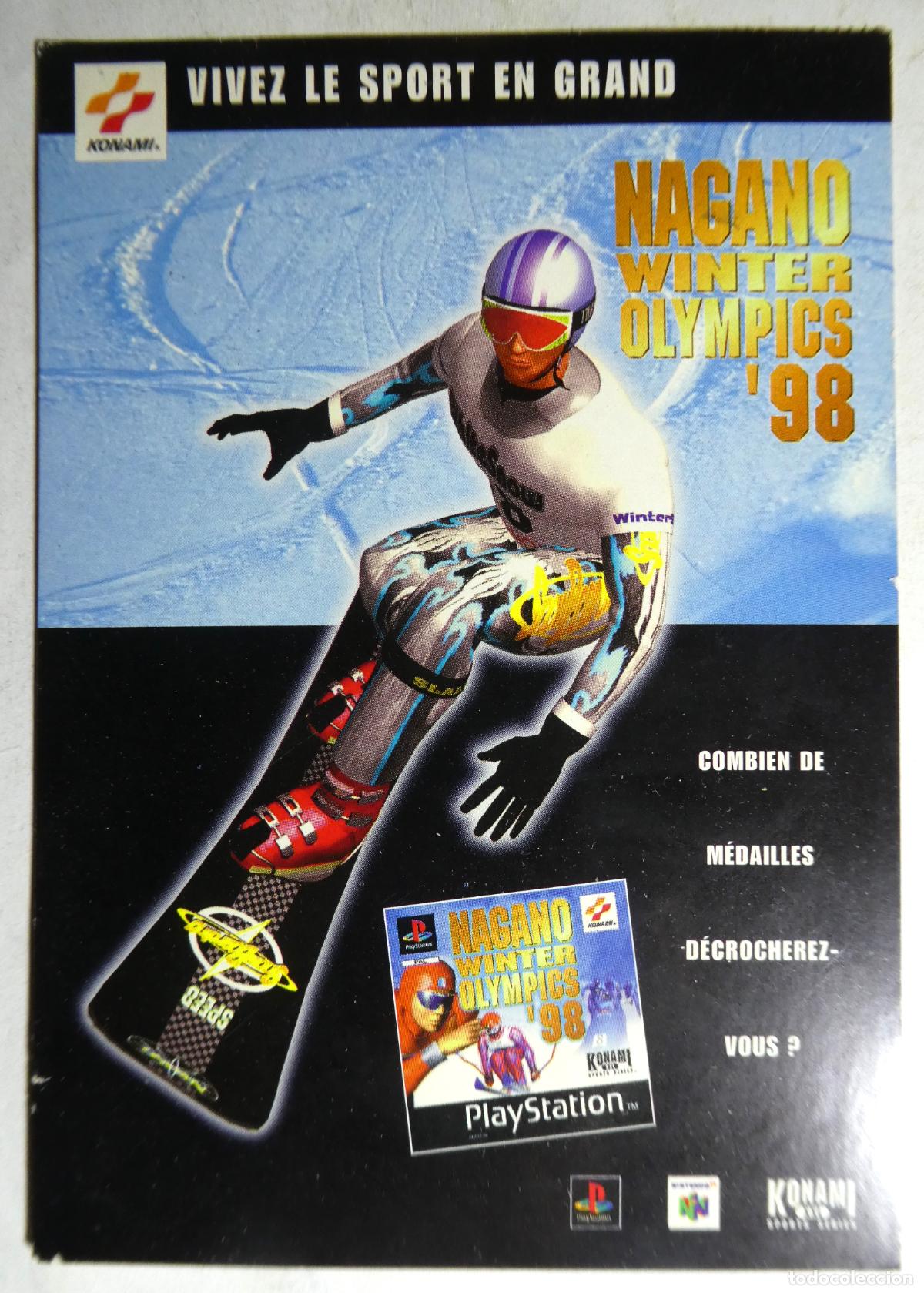 Postcards: Postal Publicitaria de Nagano Winter Olympics 98 ,escrita