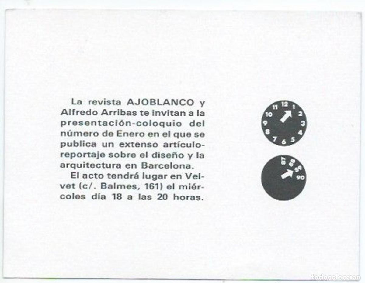 Postales: PUBLICIDAD DE LA REVISTA AJOBLANCO - Foto 2