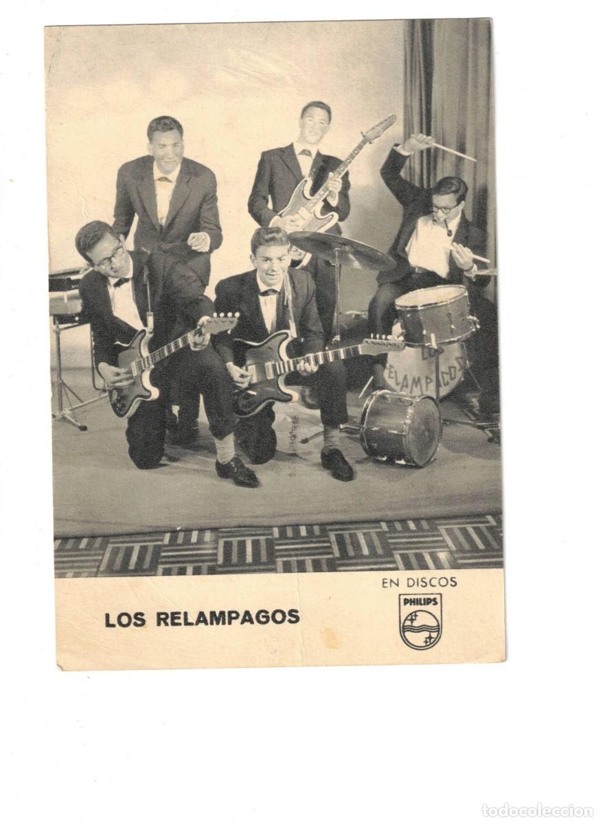 Postales: LOS RELAMPAGOS. DISCOS PHILIPS - Foto 1