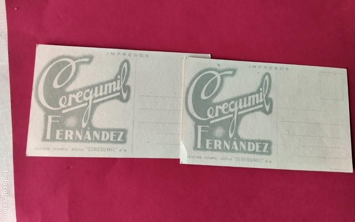 Postales: DOS POSTALES CON PUBLICIDAD AL DORSO DE &rdquo; CEREGUMIL&rdquo; - Foto 5