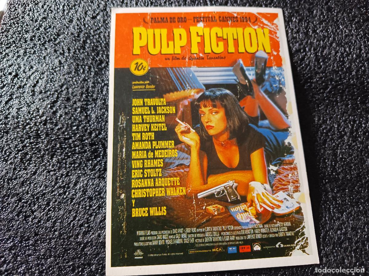 Postales: Tarjeta postal pulp fiction john travolta, tarantino - Foto 1