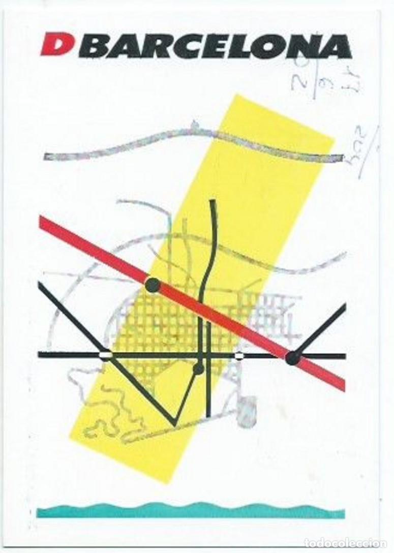 Postales: INVITACI&Oacute; .- &rdquo; OBRA RECENT &rdquo;.- SALA D-BARCELONA / BARCELONA - Foto 1