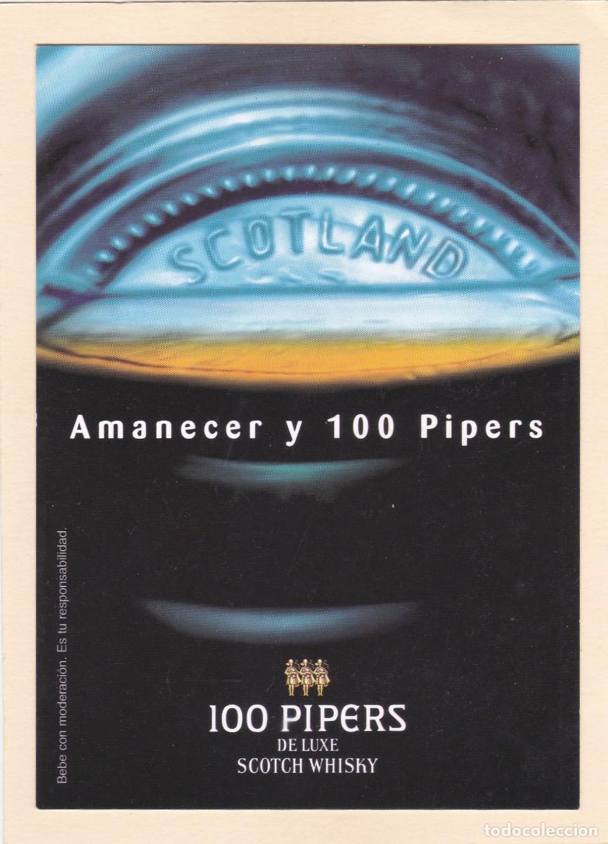 Postales: SCOTCH WHISKY 100 PIPERS - Foto 1