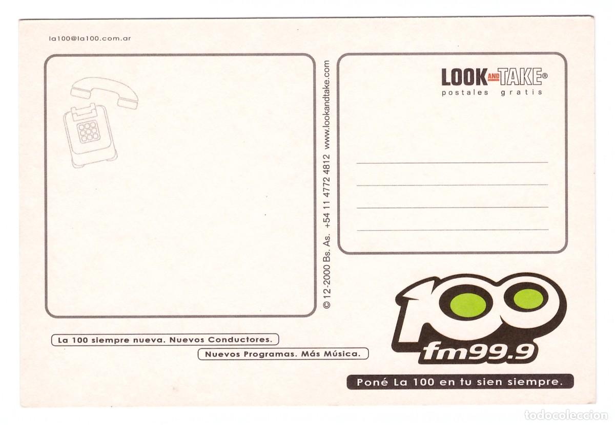 Postales: ARGENTINA // LA 100 // FM 99.9 // 2000 - Foto 2