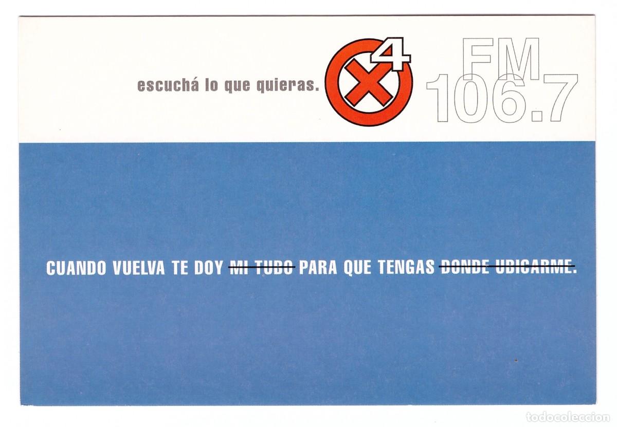 Postales: ARGENTINA // X4 // FM 106.7 // 2000 - Foto 1