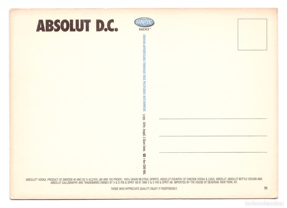 Postales: UNITED STATES // ABSOLUT VODKA // 1995 - Foto 2
