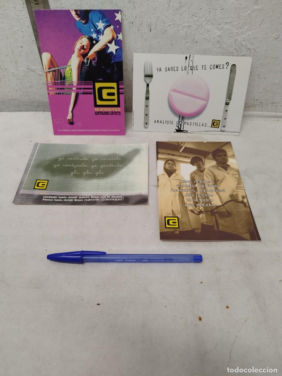 Postales: Lote de 4 postales publicidad, energy control. - Foto 1