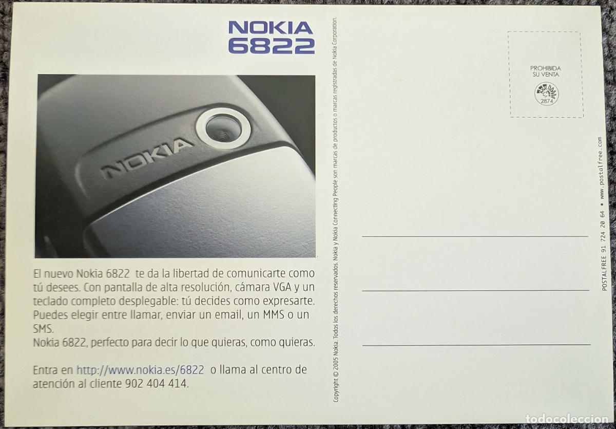 Postales: Nokia 6822 - Postal lenticular - Nokia (2005) - Foto 2