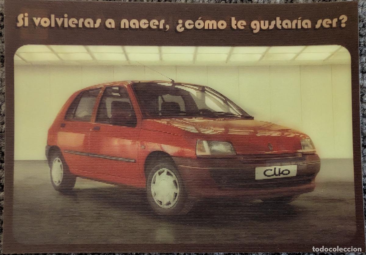 Postales: Postal Tridimensional - Renault Clio (1990) - Foto 1