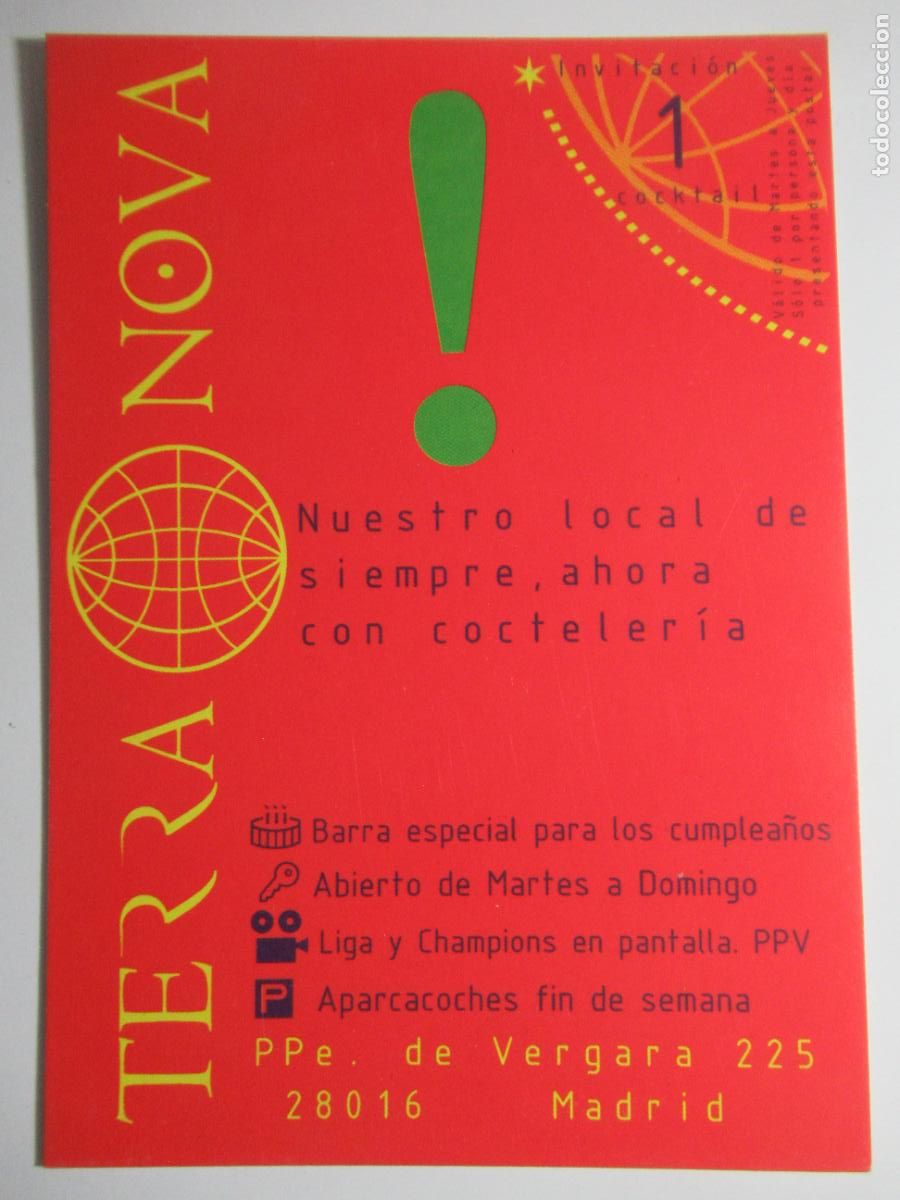 Postales: Postal publicitaria - Terra Nova. Madrid - Foto 1