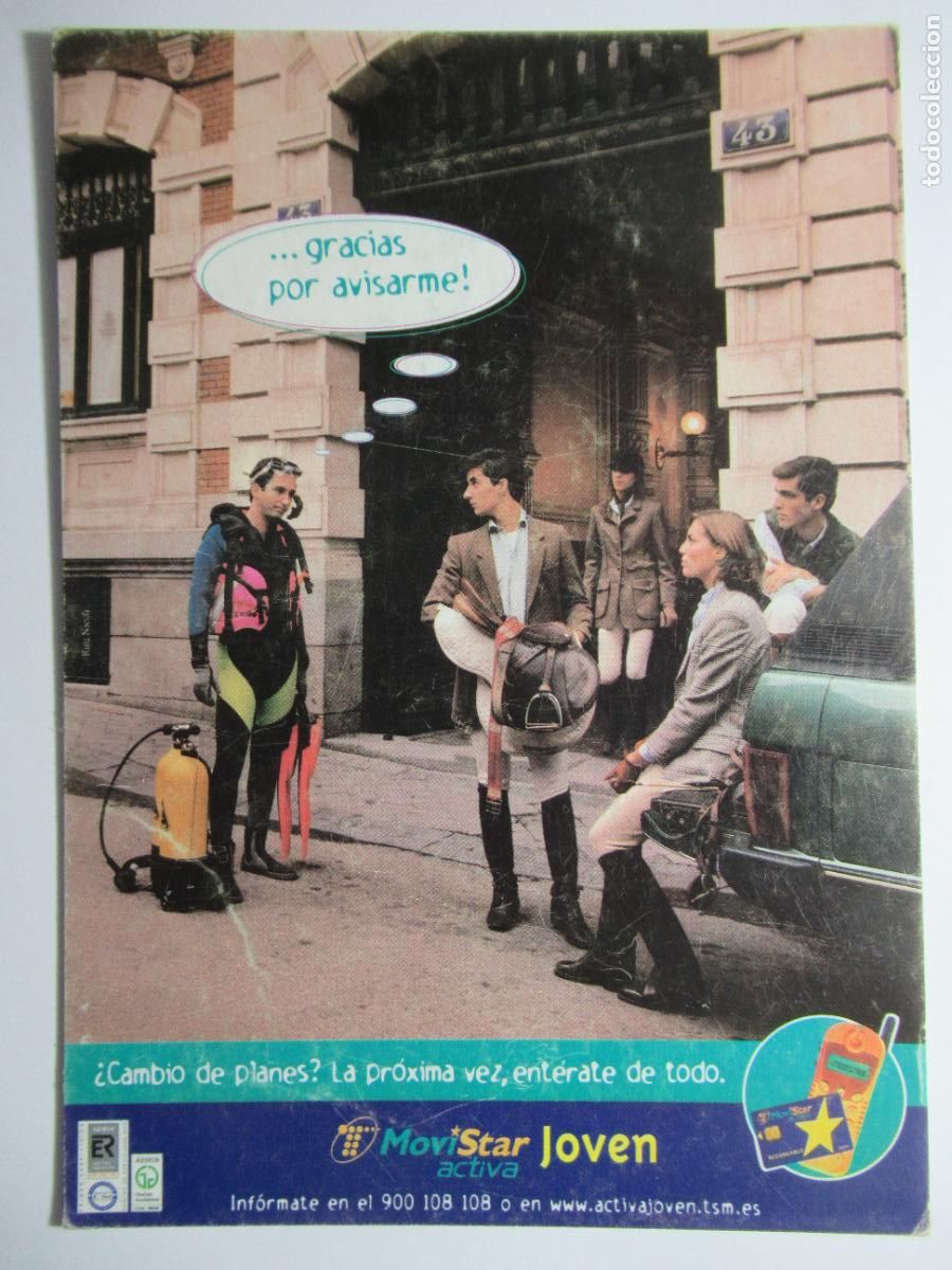 Postales: Postal publicitaria - Movistar - Foto 1
