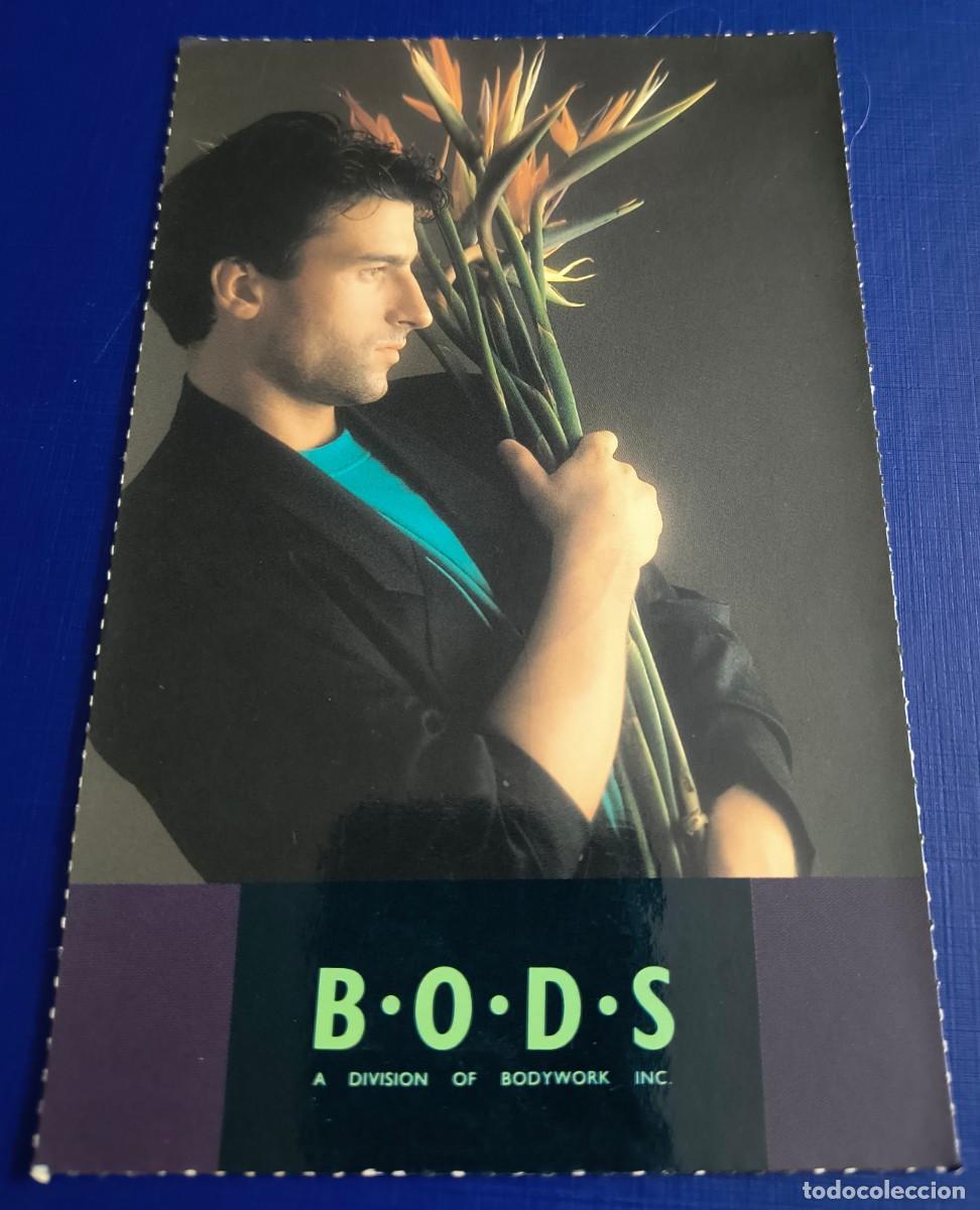 Postales: POSTAL DE HOMBRE CON FLOR - B.O.D.S. - CIRCULADA - Foto 1