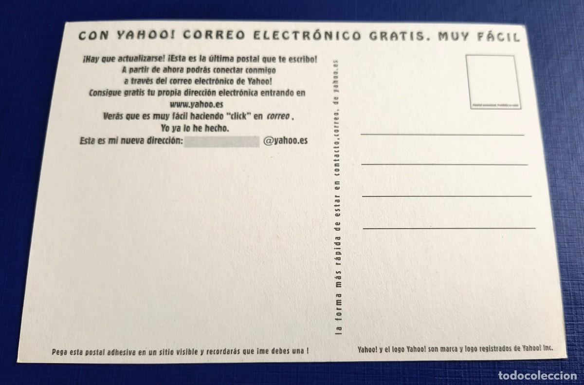 Postales: POSTAL DE PUBLICIDAD YAHOO / SIN CIRCULAR - Foto 2