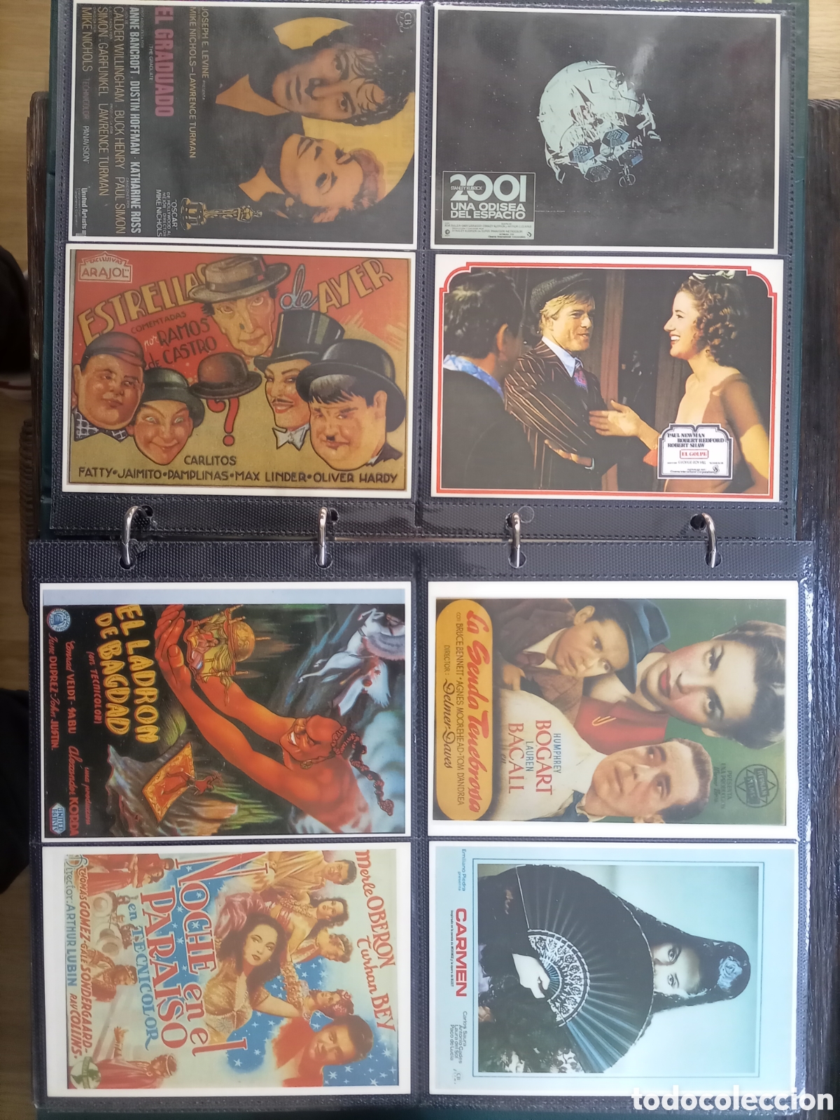 Postales: Colecci&oacute;n 208 postales de cine - Foto 1