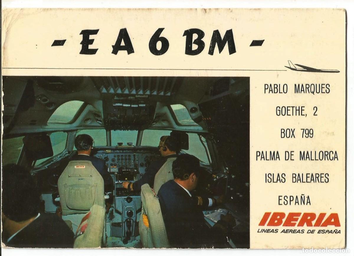 Postales: IBERIA - L&Iacute;NEAS A&Eacute;REAS DE ESPA&Ntilde;A - CIRCULADA - Foto 1