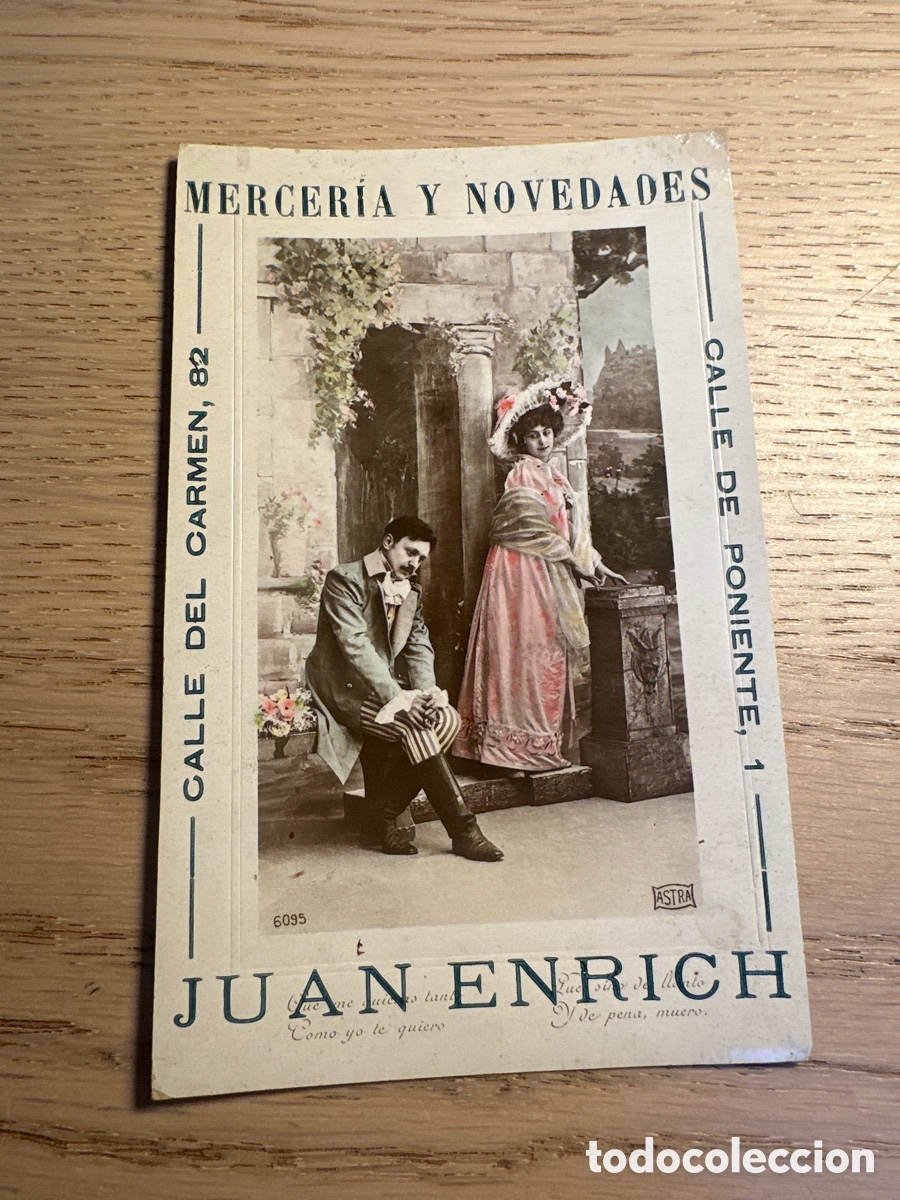 Postales: Postal mercer&iacute;a Juan Enrich - Foto 1