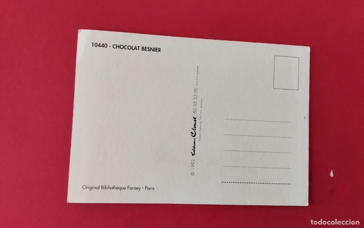 Postales: POSTAL DE PUBLICIDAD CHOCOLATES BESNIER - Foto 3
