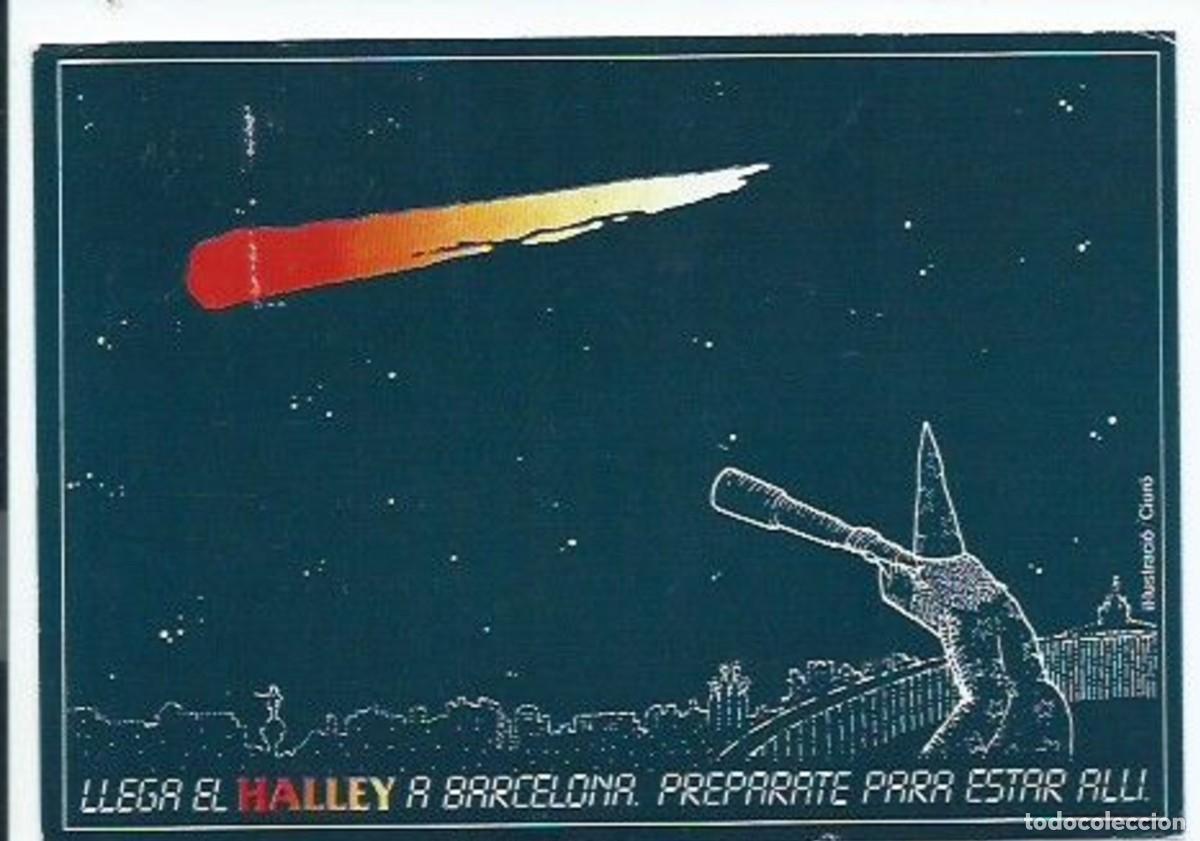 Postales: LLEGA EL HALLEY A BARCELONA......PROMOCION - Foto 1