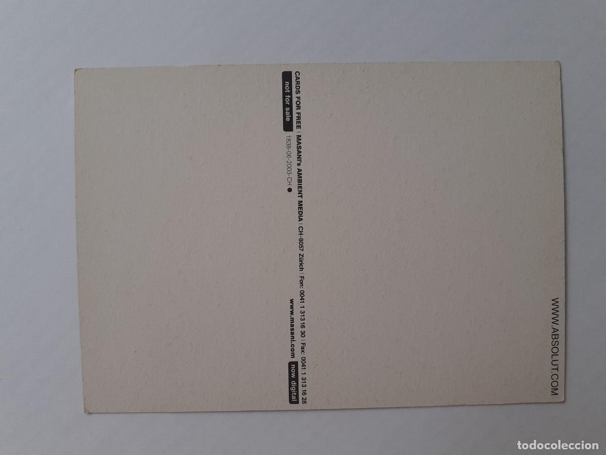Postales: POSTAL - PUBLICIDAD - ABSOLUT VODKA - Foto 2