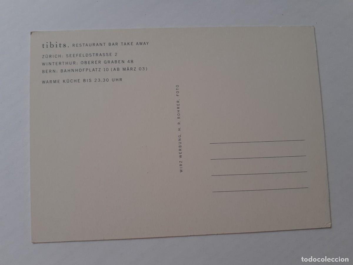 Postales: POSTAL - PUBLICIDAD - COMIDA R&Aacute;PIDA VEGETARIANA TIBITS - Foto 2