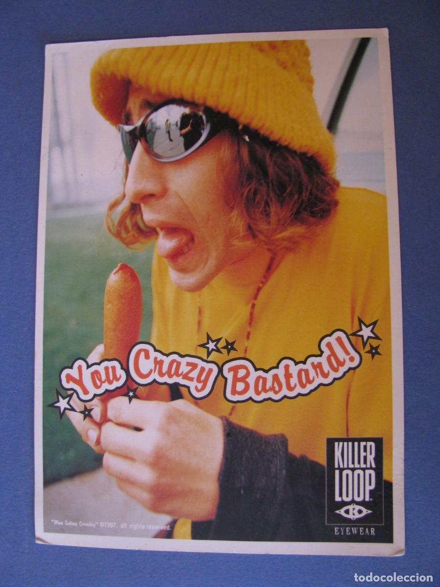 Postales: POSTAL PUBLICITARIA DE GAFAS DEL SOL KILLER LOOP. 1997. - Foto 1