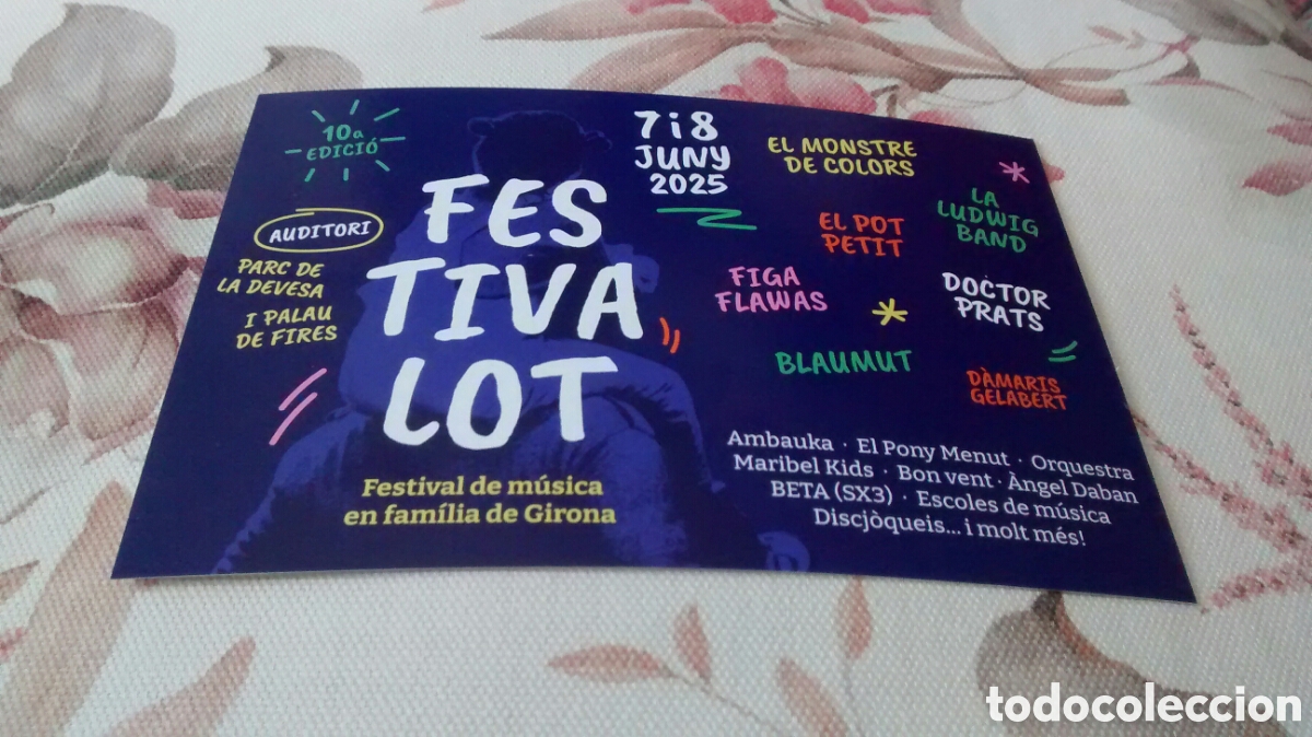Postales: FESTIVALOT, POSTAL SIN CIRCULAR - Foto 1