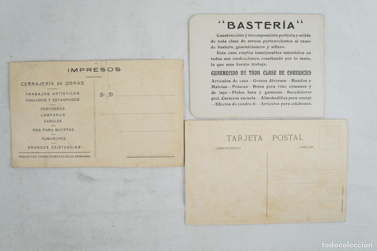 Postales: Curioso conjunto de 3 postales - Miscel&aacute;nea - siglo XX - Foto 2