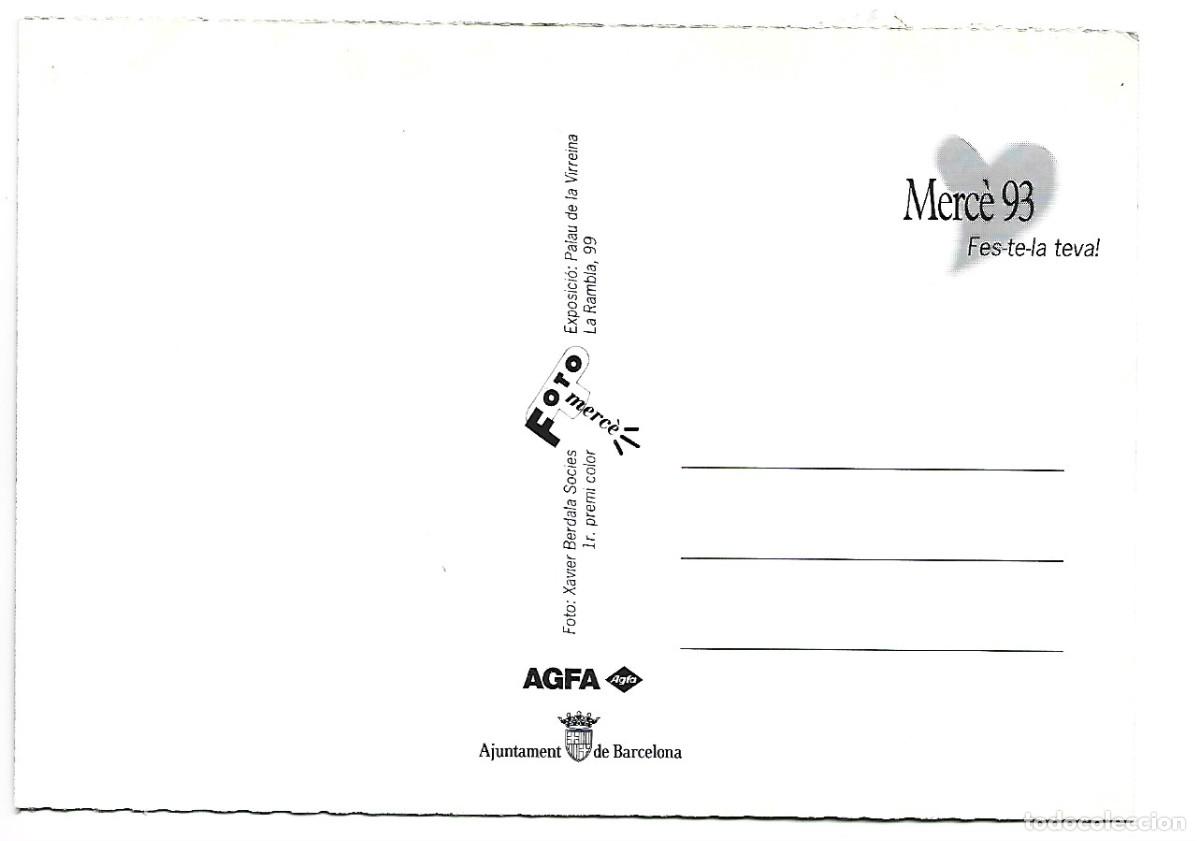 Postales: FIESTAS DE LA MERCE `93.- BARCELONA - Foto 2