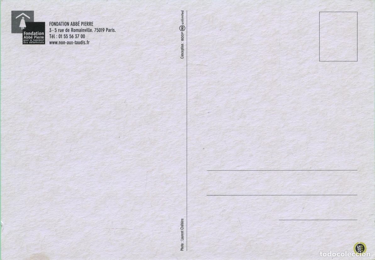 Postales: Fundaci&oacute;n Abb&eacute; Pierre. Par&iacute;s. Francia. Sin circular - Foto 2