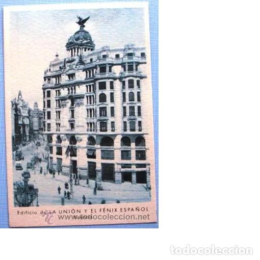 Postales: Postal Edificio de La Uni&oacute;n y El F&eacute;nix Espa&ntilde;ol. Valencia. - Foto 1
