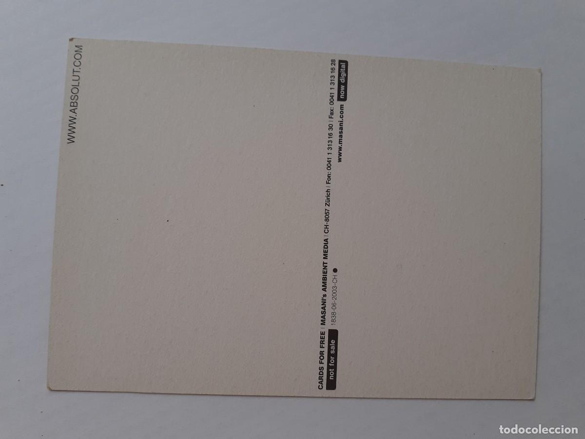 Postales: POSTAL PUBLICIDAD - ABSOLUT VODKA - Foto 2