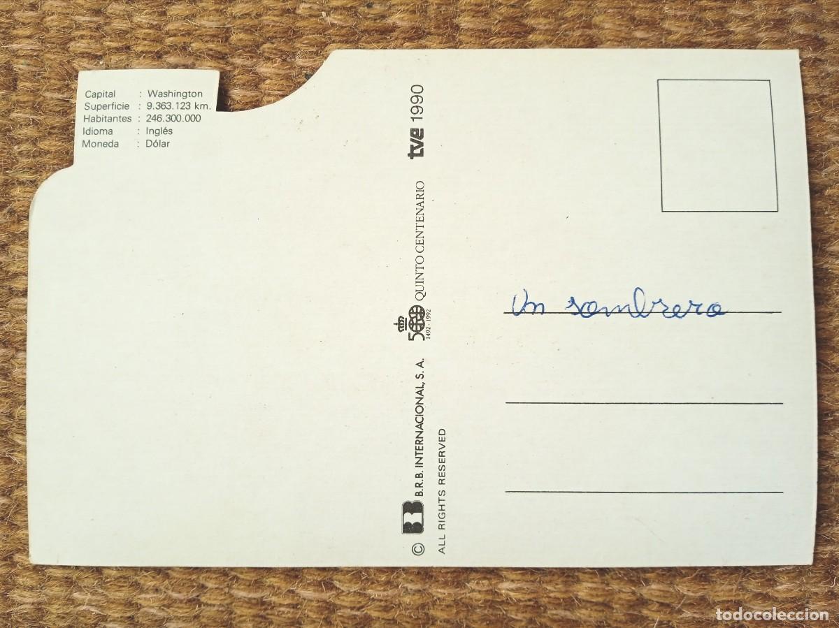 Postales: CU&Eacute;TARA - QUINTO CENTENARIO TVE 1990 - E.E.U.U. - Foto 2