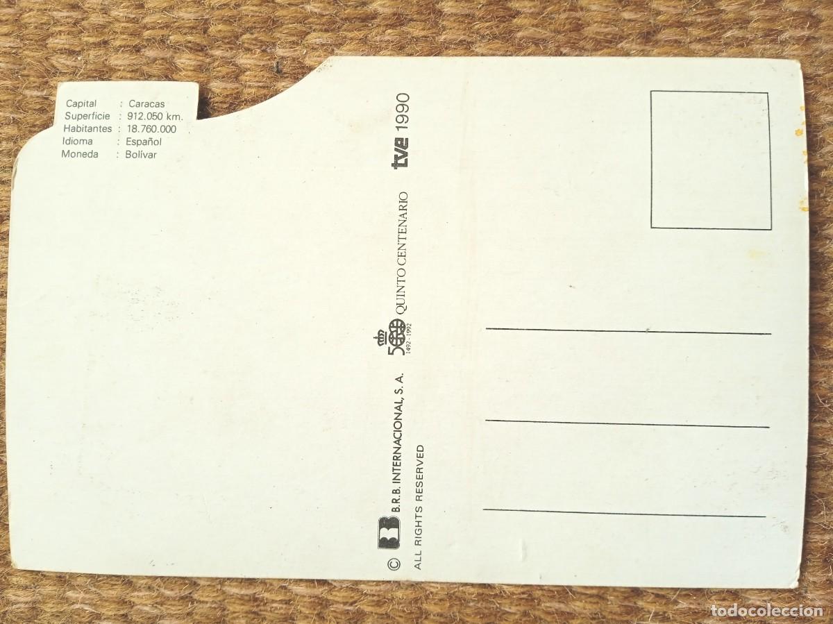 Postales: CU&Eacute;TARA - QUINTO CENTENARIO TVE 1990 - VENEZUELA - Foto 2