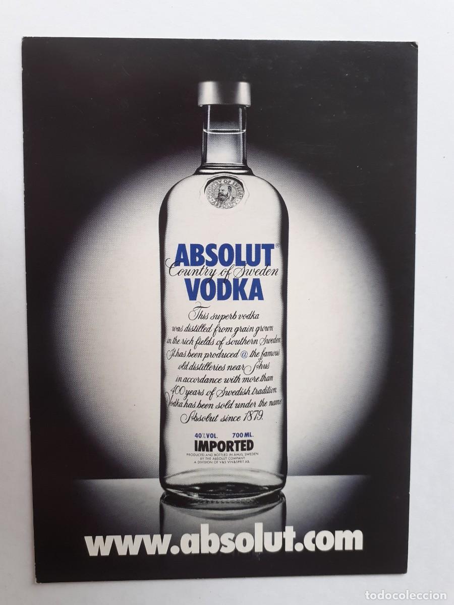 Postales: POSTAL PUBLICITARIAS - ABSOLUT VODKA - Foto 1