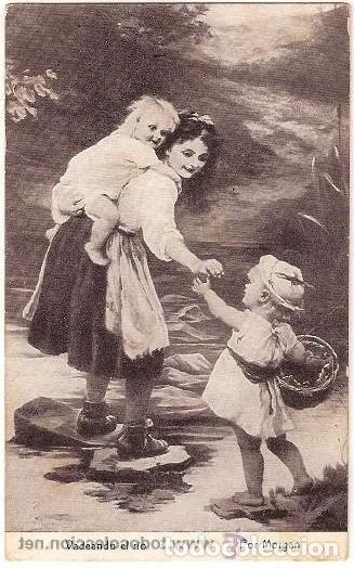 Cartes Postales: 1486 - POSTAL PUBLICIDAD CHOCOLATE AMATLLER MARCA LUNA -