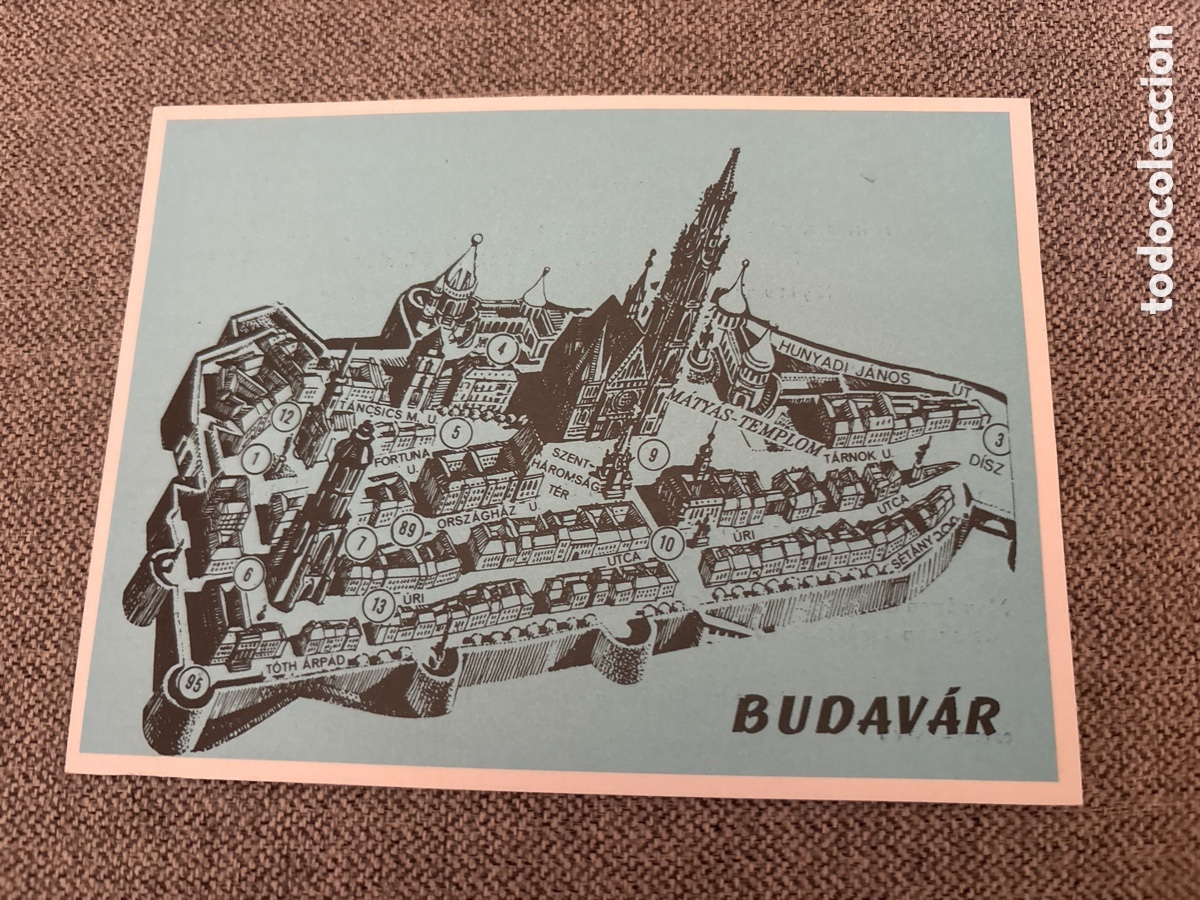 Postales: Postal publicitaria Budavar. Budapest. 1981. ASM - Foto 1