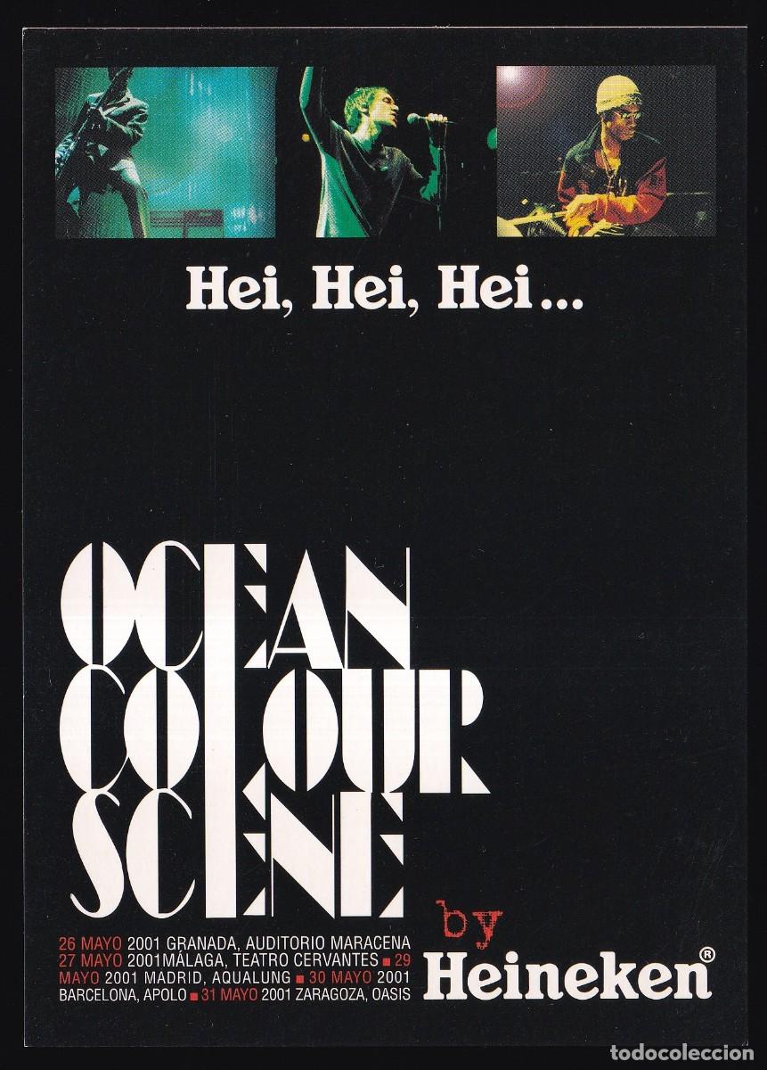Postales: *Heineken - Ocean Colour Scene by Heineken 2001* Nueva.