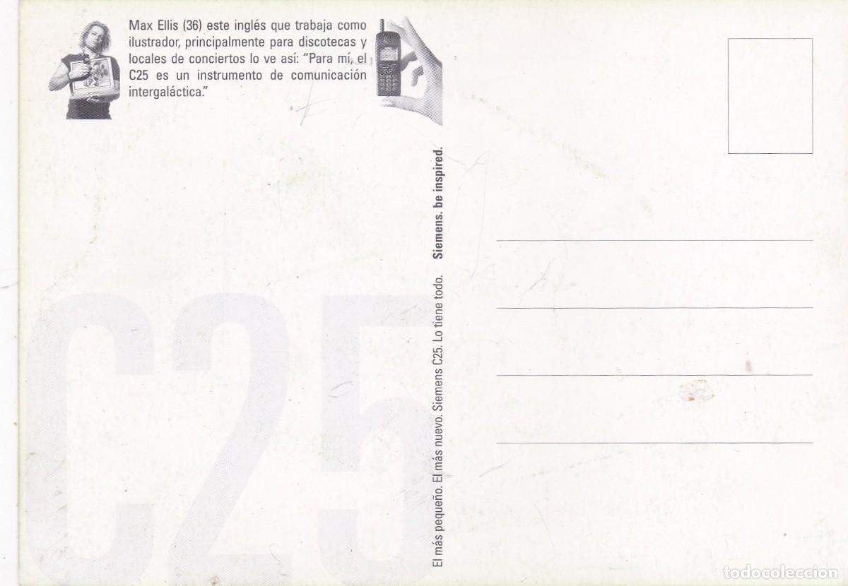 Postales: TELEFONO SIEMENS C25 - ILUSTRADOR MAX ELIX - Foto 2