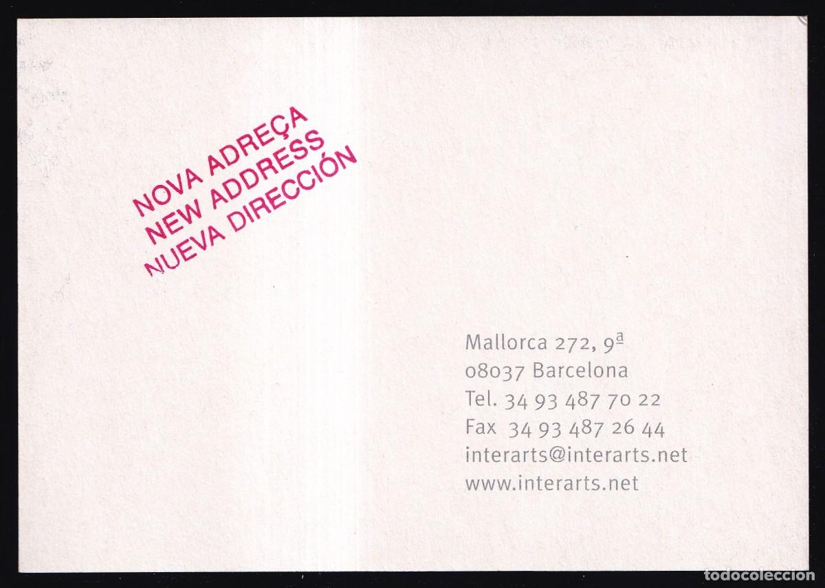 Postales: Barcelona. *Fundaci&oacute; InterArts* Nueva. - Foto 2
