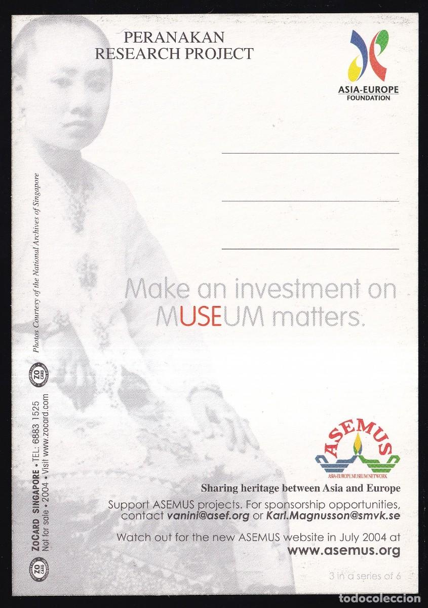 Postales: Singapur. *Let&acute;s face it, it matters* Lote 2 diferentes. Nuevas. - Foto 4